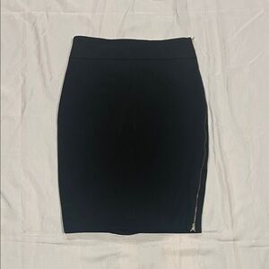 Express Black Pencil Skirt w/ Side Zipper Size 10